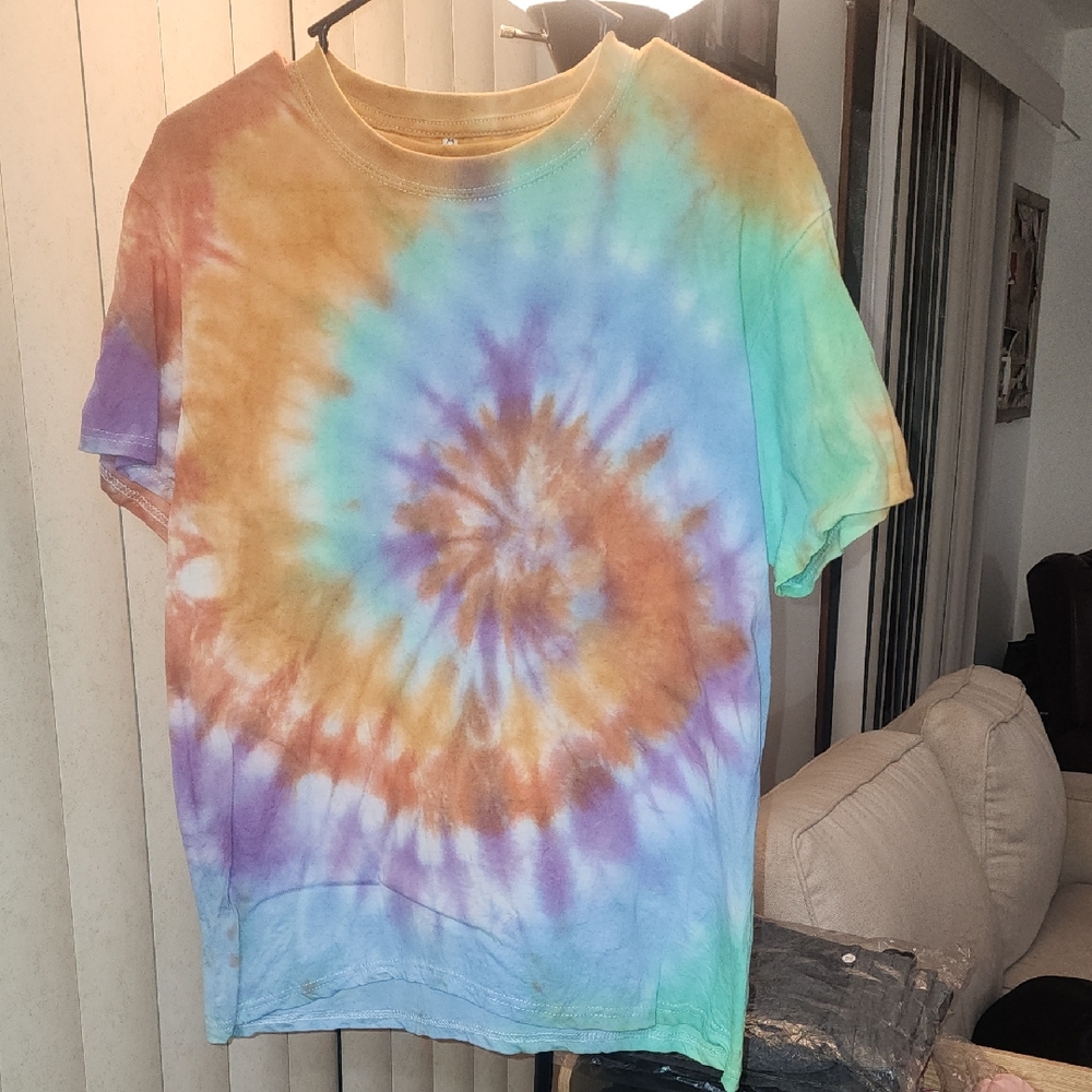 FIRM PRICE Tie-Dye Women's Top Handmade M
